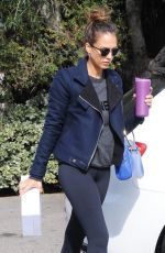 JESSICA ALBA Out and About in West Hollywood 01/17/2016