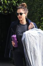 JESSICA ALBA Out and About in West Hollywood 01/17/2016