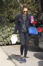JESSICA ALBA Out and About in West Hollywood 01/17/2016