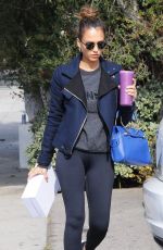 JESSICA ALBA Out and About in West Hollywood 01/17/2016