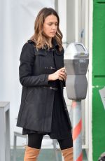 JESSICA ALBA Out in Beverly Hills 01/16/2015