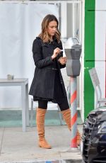 JESSICA ALBA Out in Beverly Hills 01/16/2015