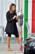 JESSICA ALBA Out in Beverly Hills 01/16/2015