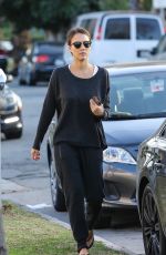 JESSICA ALBA Out in West Hollywood 01/30/2016