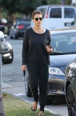 JESSICA ALBA Out in West Hollywood 01/30/2016