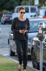 JESSICA ALBA Out in West Hollywood 01/30/2016