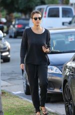 JESSICA ALBA Out in West Hollywood 01/30/2016