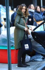 JESSICA ALBA Out Shopping in New York 01/27/2016