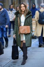 JESSICA ALBA Out Shopping in New York 01/27/2016