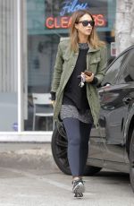JESSICA ALBA Stops for Breakfast in West Hollywood 01/23/2016