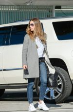 JESSICA BIEL Out and About in Los Angeles 01/12/2016