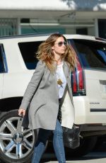 JESSICA BIEL Out and About in Los Angeles 01/12/2016