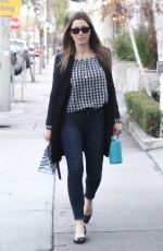 JESSICA BIEL Out and About in Los Angeles 01/16/2016
