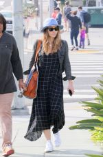 JESSICA BIEL Shopping at Farmers Market in Santa Monica 01/17/2016