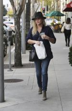 JESSICA CAPSHAW Out and About in Beverly Hills 01/15/2016