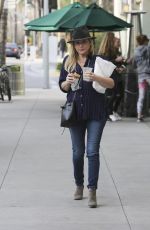 JESSICA CAPSHAW Out and About in Beverly Hills 01/15/2016