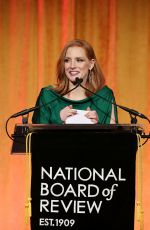 JESSICA CHASTAIN at 2015 National Board of Review Gala in New York 01/05/2016