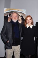 JESSICA CHASTAIN at The Martian Special Screening in New York 01/04/2016