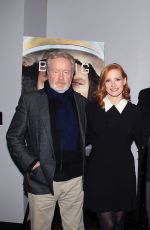JESSICA CHASTAIN at The Martian Special Screening in New York 01/04/2016