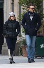 JESSICA CHASTAIN Out and About in New York 01/02/2016