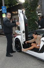 JESSICA PARIDO Arrives at Ivy Restaurant in Los Angeles 01/07/2016