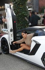 JESSICA PARIDO Arrives at Ivy Restaurant in Los Angeles 01/07/2016