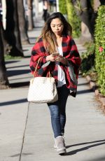 JESSICA SANCHEZ Out and About in Beverly Hills 01/14/2016