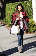 JESSICA SANCHEZ Out and About in Beverly Hills 01/14/2016