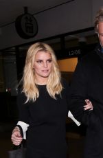 JESSICA SIMPSON Arrives at LAX Airport in Los Angeles 01/13/2016