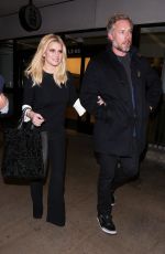 JESSICA SIMPSON Arrives at LAX Airport in Los Angeles 01/13/2016