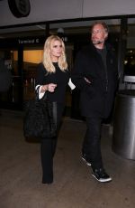 JESSICA SIMPSON Arrives at LAX Airport in Los Angeles 01/13/2016