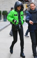 JESSIE J Out and About in New York 12/31/2015