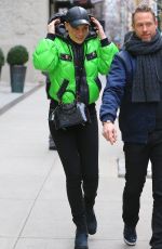 JESSIE J Out and About in New York 12/31/2015