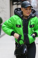 JESSIE J Out and About in New York 12/31/2015