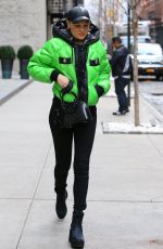 JESSIE J Out and About in New York 12/31/2015