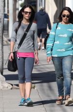 JORDANA BREWSTER in Leggings Out in West Hollywood 01/25/2016