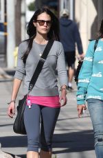 JORDANA BREWSTER in Leggings Out in West Hollywood 01/25/2016