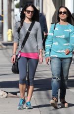 JORDANA BREWSTER in Leggings Out in West Hollywood 01/25/2016