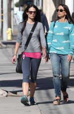 JORDANA BREWSTER in Leggings Out in West Hollywood 01/25/2016