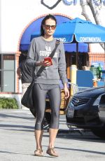 JORDANA BREWSTER Out and About in Brentwood 01/17/2016