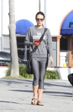JORDANA BREWSTER Out and About in Brentwood 01/17/2016