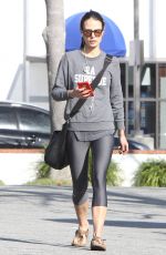 JORDANA BREWSTER Out and About in Brentwood 01/17/2016
