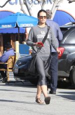 JORDANA BREWSTER Out and About in Brentwood 01/17/2016