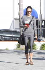 JORDANA BREWSTER Out and About in Brentwood 01/17/2016