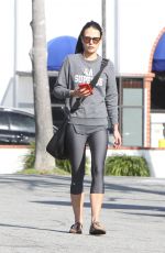 JORDANA BREWSTER Out and About in Brentwood 01/17/2016