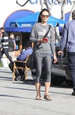 JORDANA BREWSTER Out and About in Brentwood 01/17/2016
