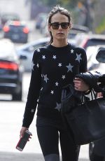 JORDANA BREWSTER Out and About in West Hollywood 01/11/2016