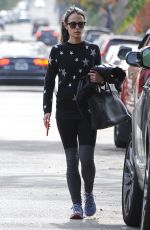 JORDANA BREWSTER Out and About in West Hollywood 01/11/2016