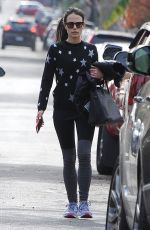 JORDANA BREWSTER Out and About in West Hollywood 01/11/2016