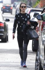 JORDANA BREWSTER Out and About in West Hollywood 01/11/2016